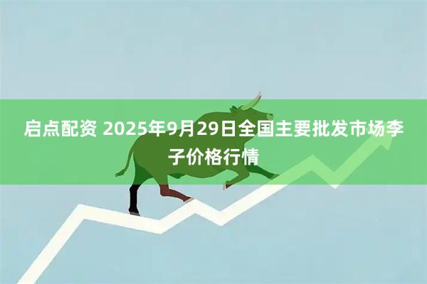 启点配资 2025年9月29日全国主要批发市场李子价格行情