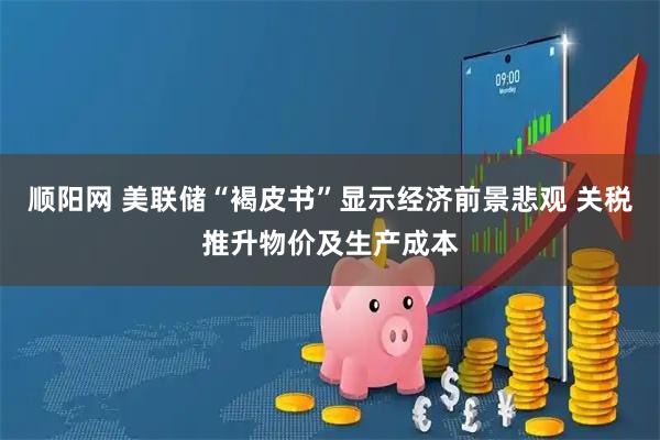 顺阳网 美联储“褐皮书”显示经济前景悲观 关税推升物价及生产成本