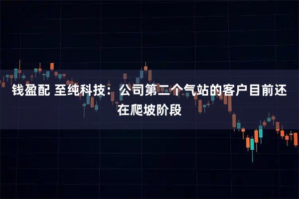 钱盈配 至纯科技：公司第二个气站的客户目前还在爬坡阶段
