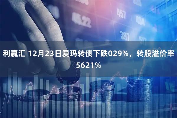 利赢汇 12月23日爱玛转债下跌029%，转股溢价率5621%