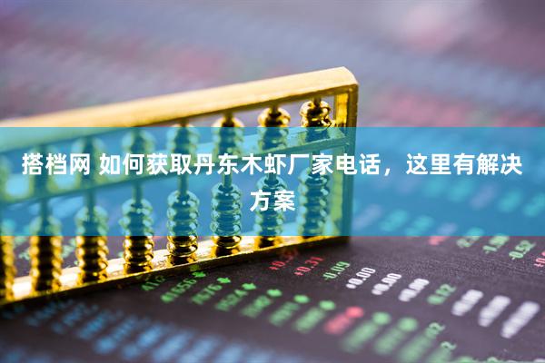 搭档网 如何获取丹东木虾厂家电话，这里有解决方案